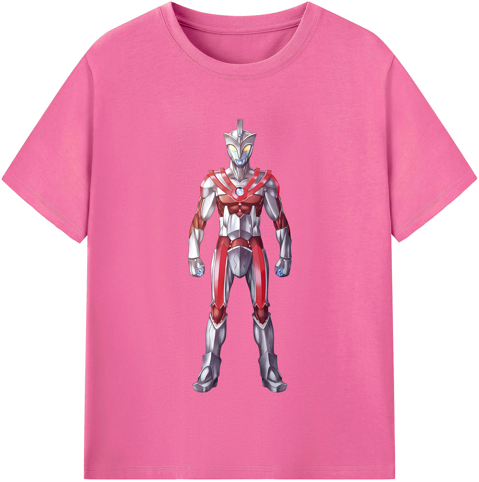 （画像用） ウルトラマン Ultraman レディースカジュアルプリントTシャツ（綿100％）